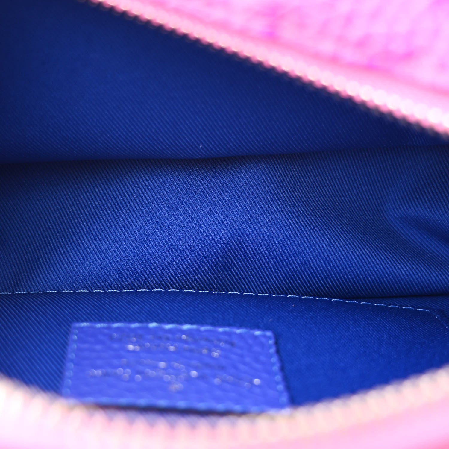 Louis Vuitton Taurillon Illusion Mini Soft Trunk Bleu Rose 5 of 10