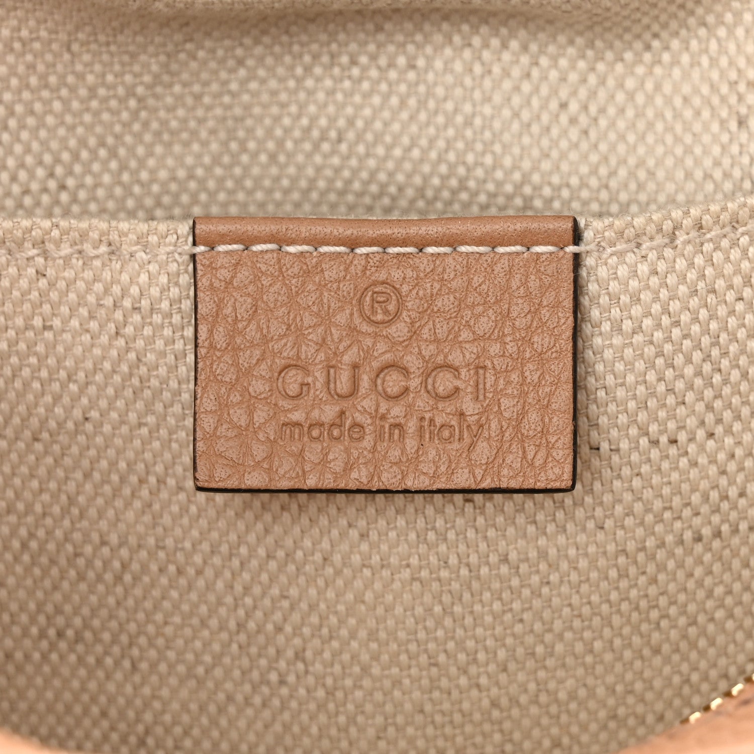 Gucci Pebbled Calfskin Small Soho Disco Bag Camelia 6 of 10