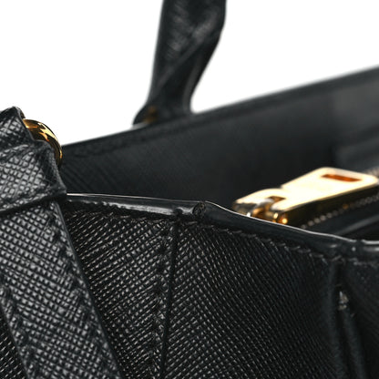 Prada Saffiano Lux Medium Tote Black 7 of 10