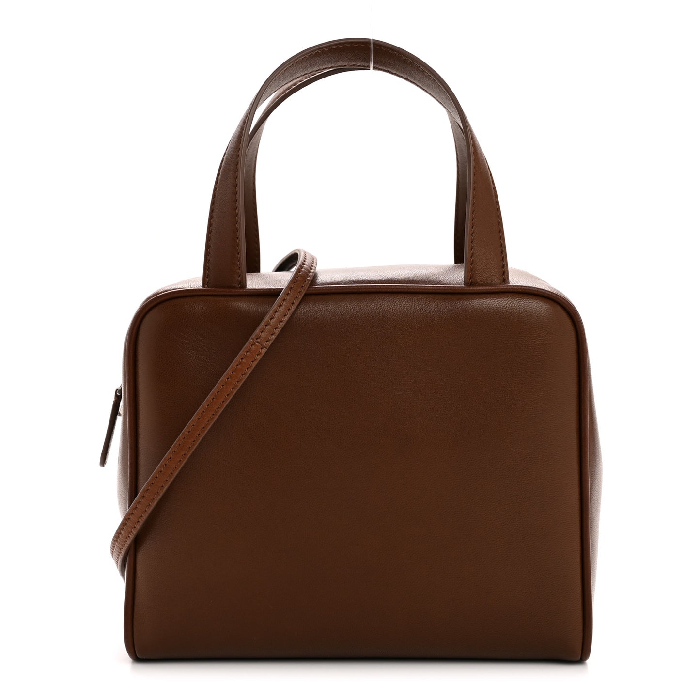 Calfskin Ray Bag Brown Wood