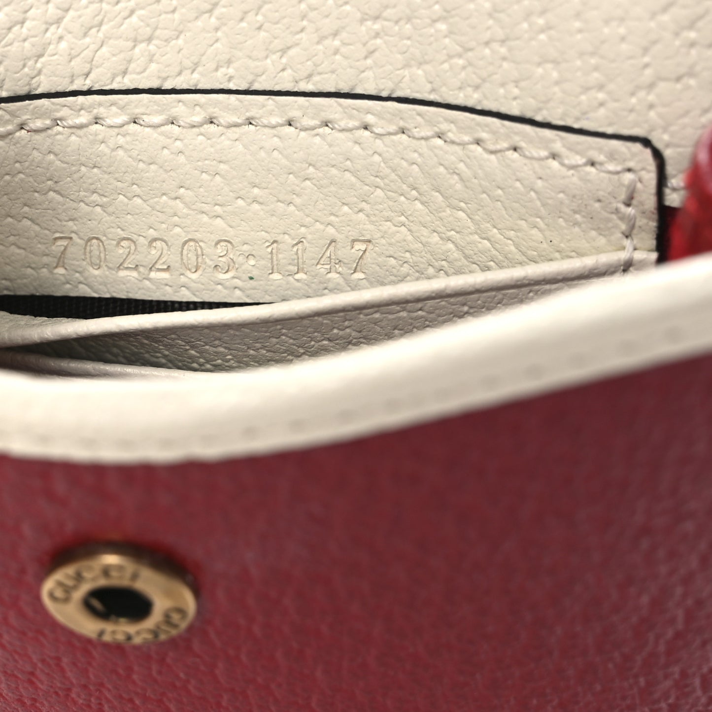 X ADIDAS Textured Dollar Calfskin Trefoil Embossed Phone Crossbody Bag Hibiscus Red Off White
