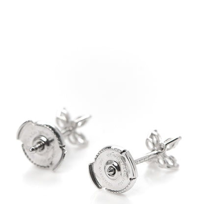 Tiffany Platinum Diamond .19ct Mini Victoria Earrings 3 of 5