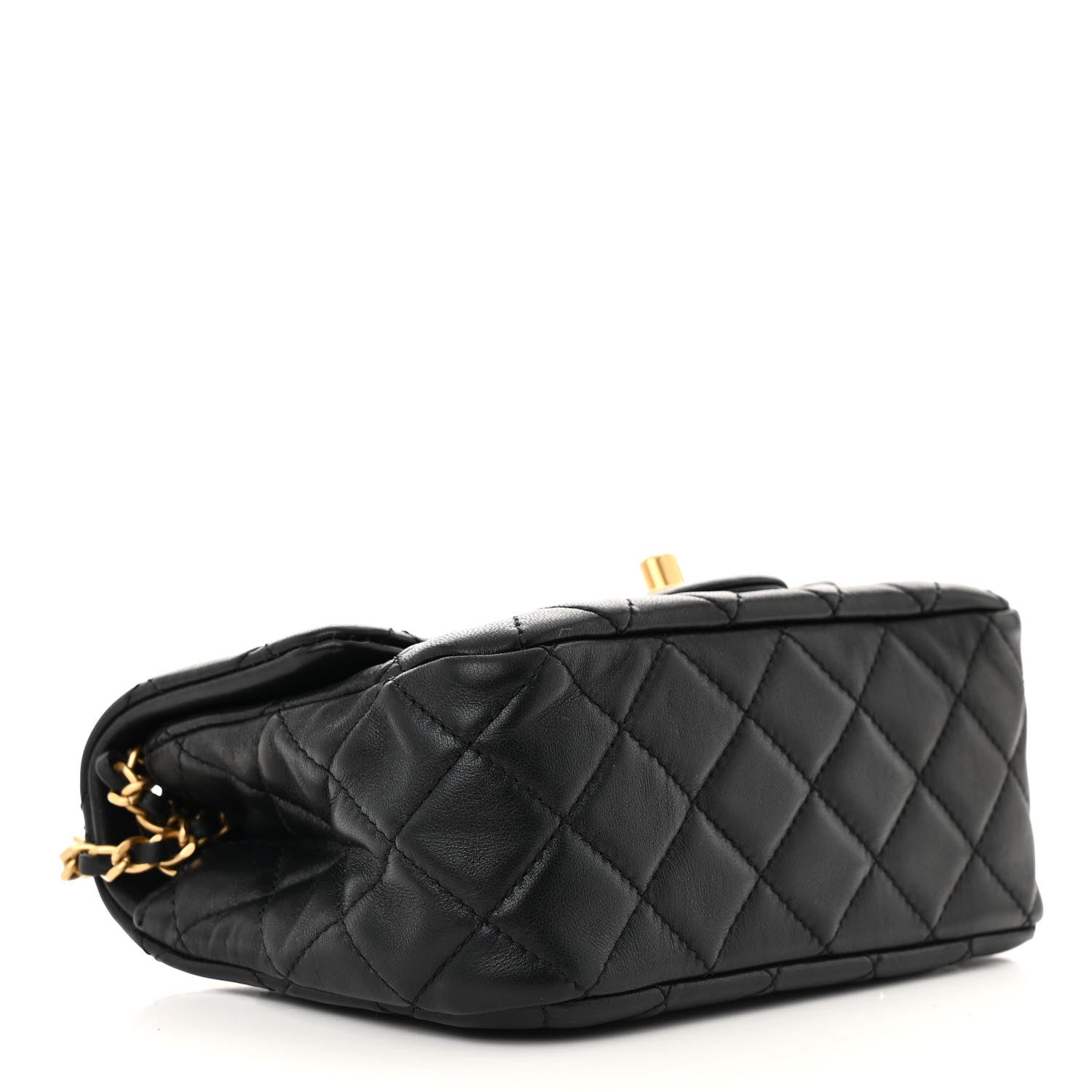 Chanel Lambskin Quilted Mini Pearl Crush Flap Black 4 of 13