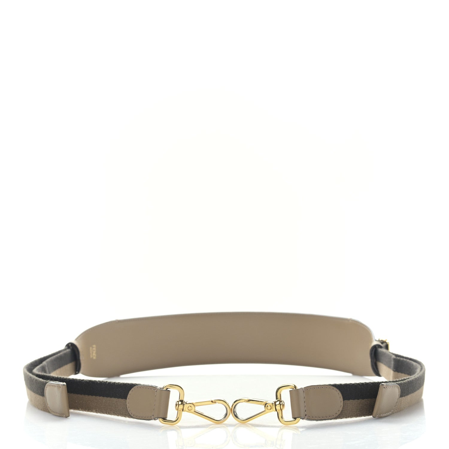 Fendi Vitello Grace Suede Fendi O'Lock Strap You Sand Rovere 2 of 4