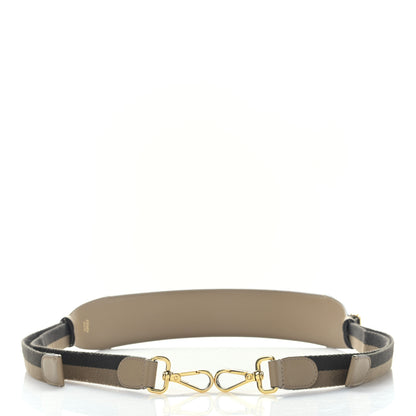 Fendi Vitello Grace Suede Fendi O'Lock Strap You Sand Rovere 2 of 4