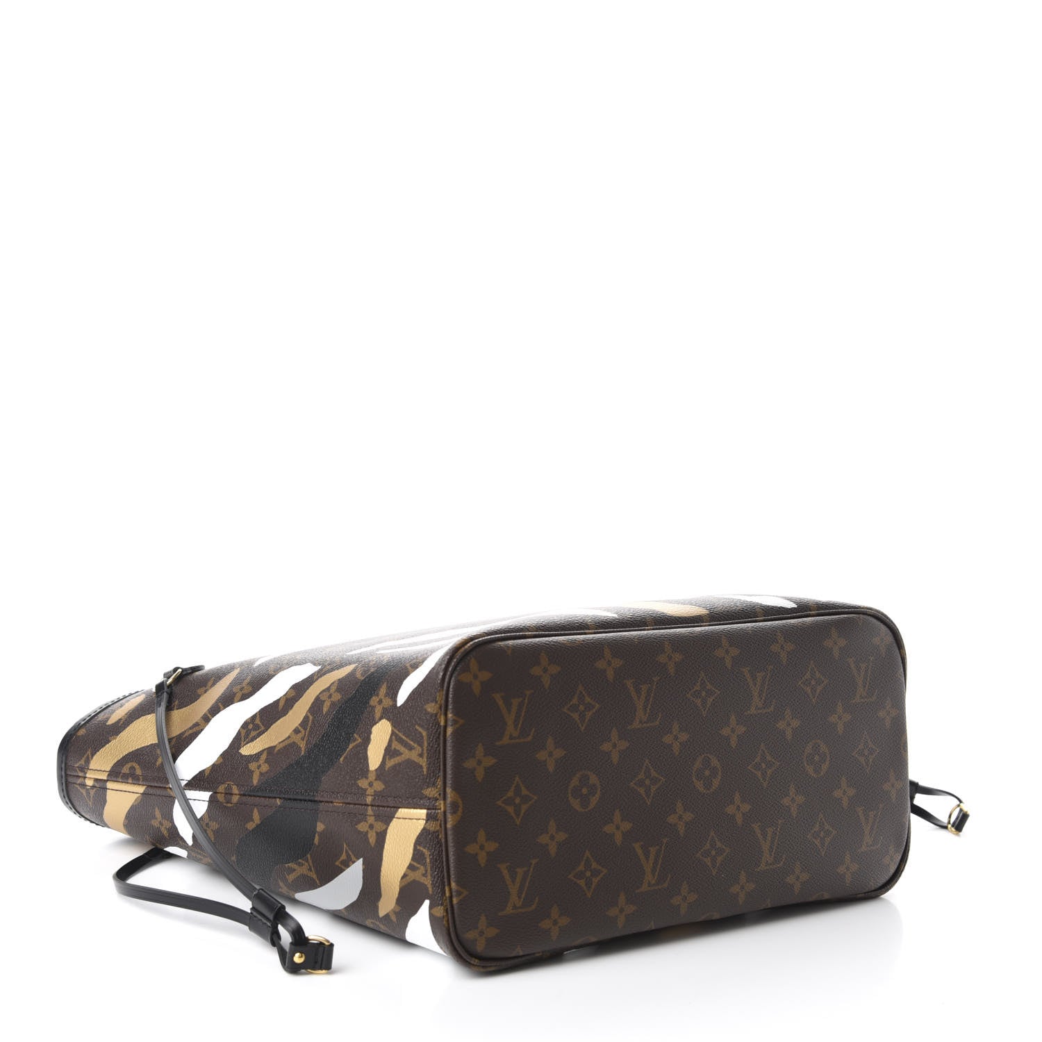Louis Vuitton X LOL Monogram Neverfull MM Gold Silver 4 of 11