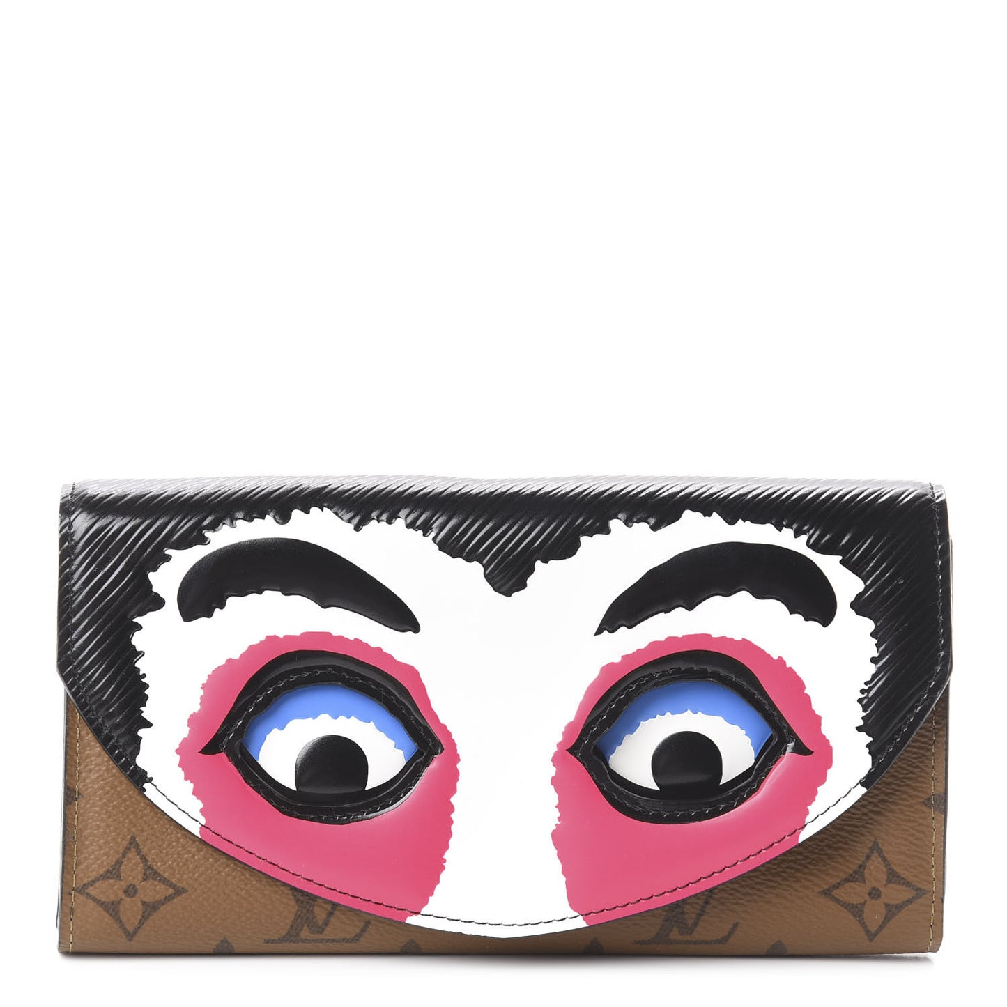 Reverse Monogram Kabuki Sarah Wallet