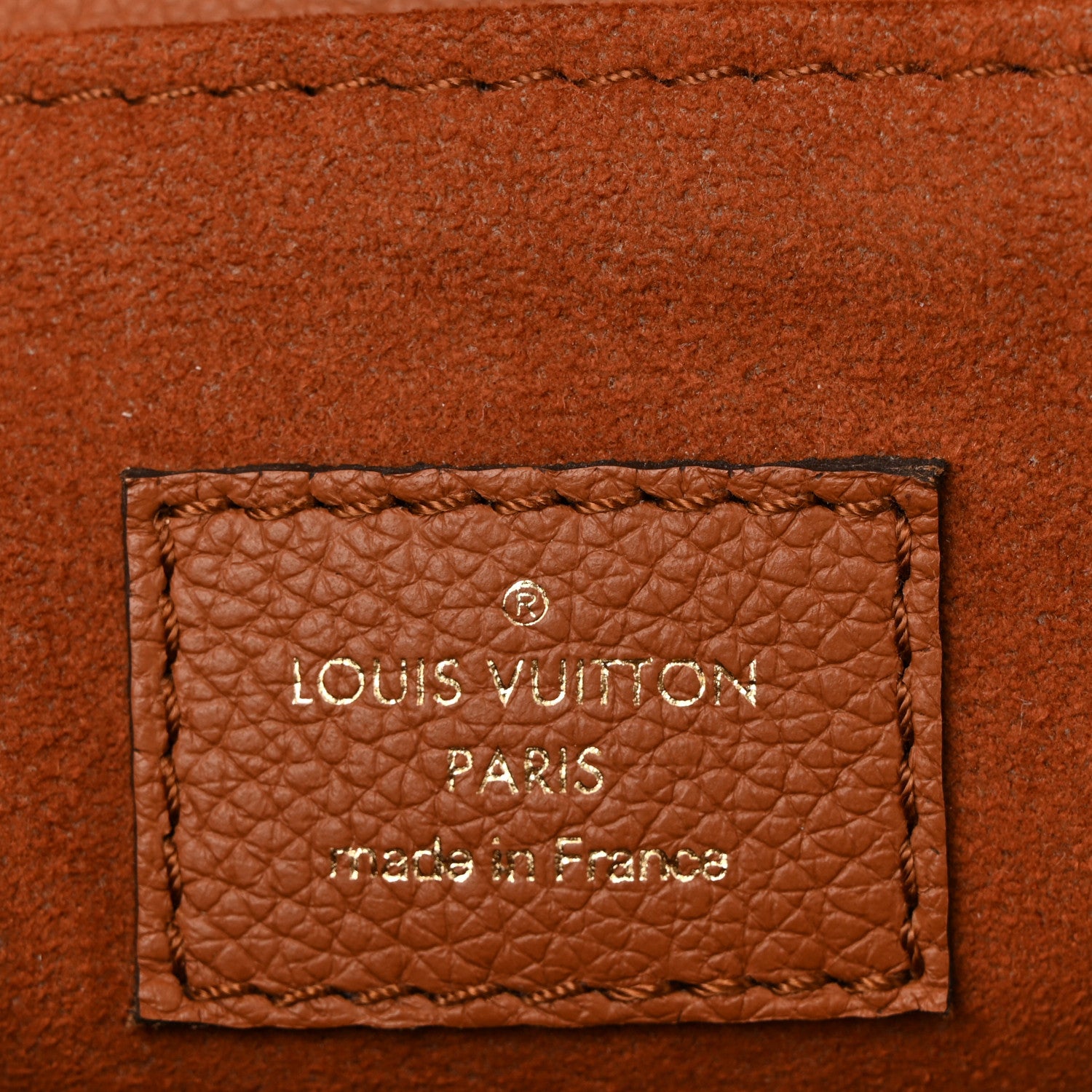 Louis Vuitton Grained Calfskin Lockme Oxford Cognac 6 of 9