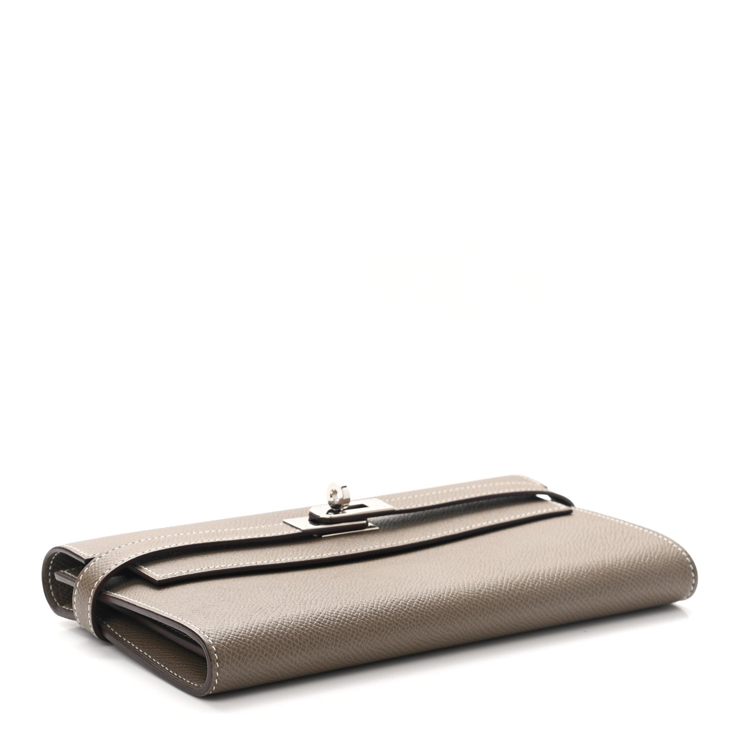 Hermes Epsom Kelly Longue Wallet Etoupe 4 of 8