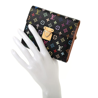 Louis Vuitton Monogram Multicolor Koala Wallet Black 2 of 9