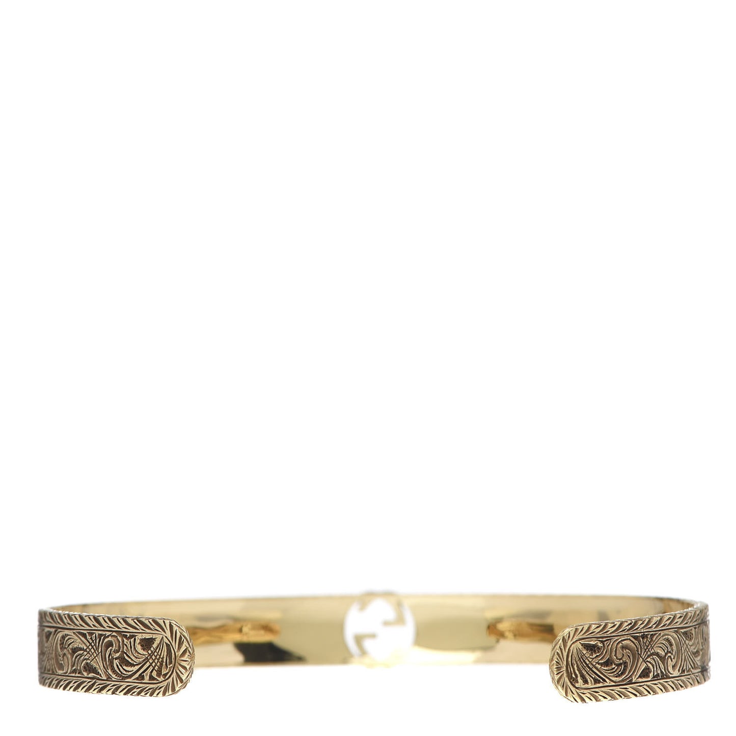 18K Yellow Gold Interlocking G Cuff Bracelet