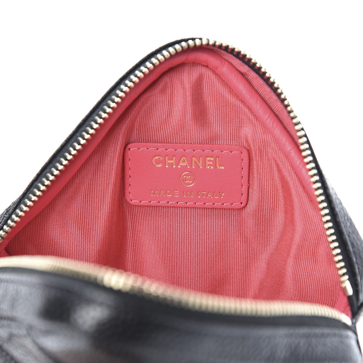 Chanel Caviar Quilted Coin Purse Belt Bag Black 6 of 10