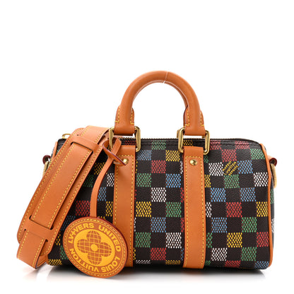 Louis Vuitton LV Vers Damier Ebene Keepall Bandouliere 25 1 of 10