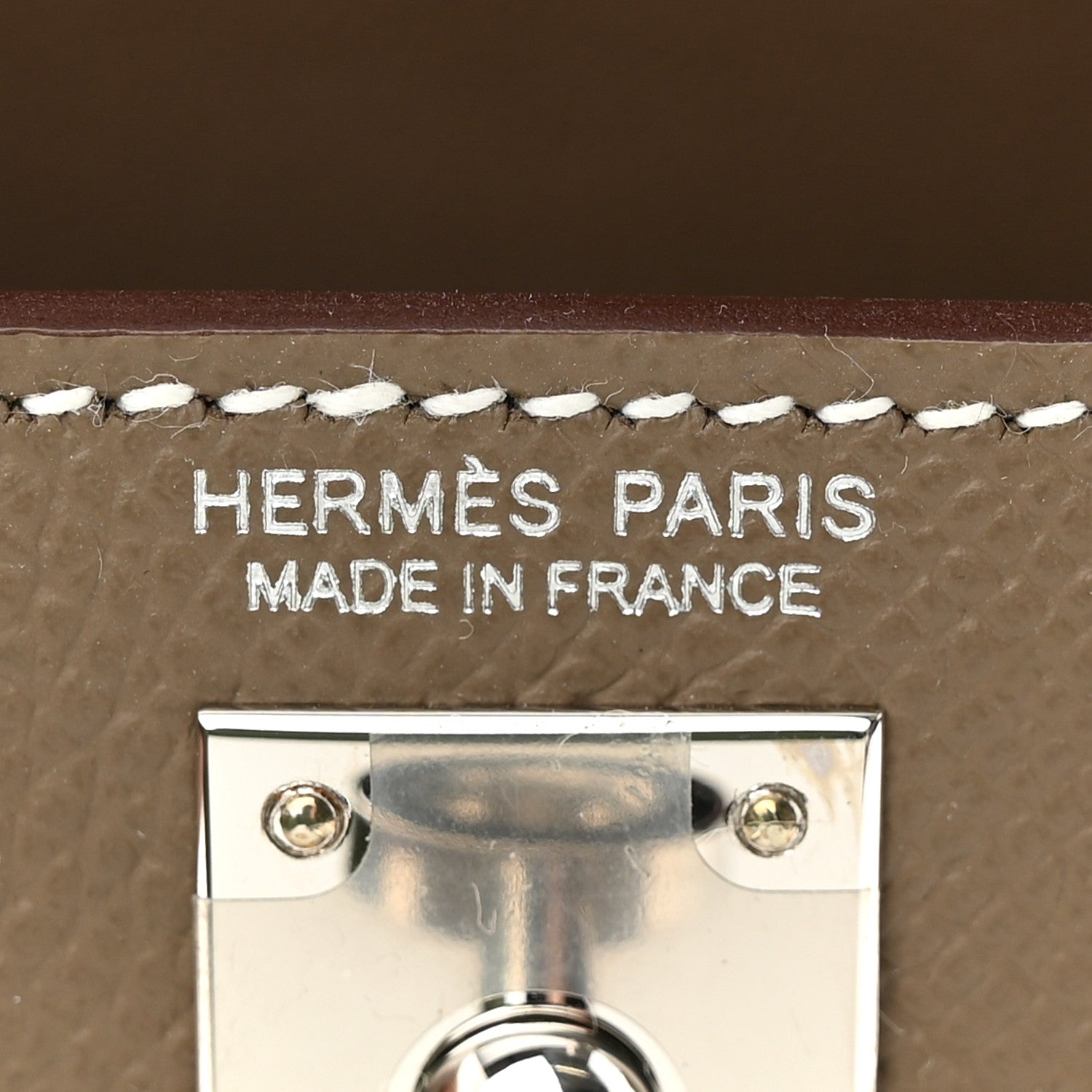Hermes Epsom Mini Kelly Sellier 20 Etoupe 6 of 10