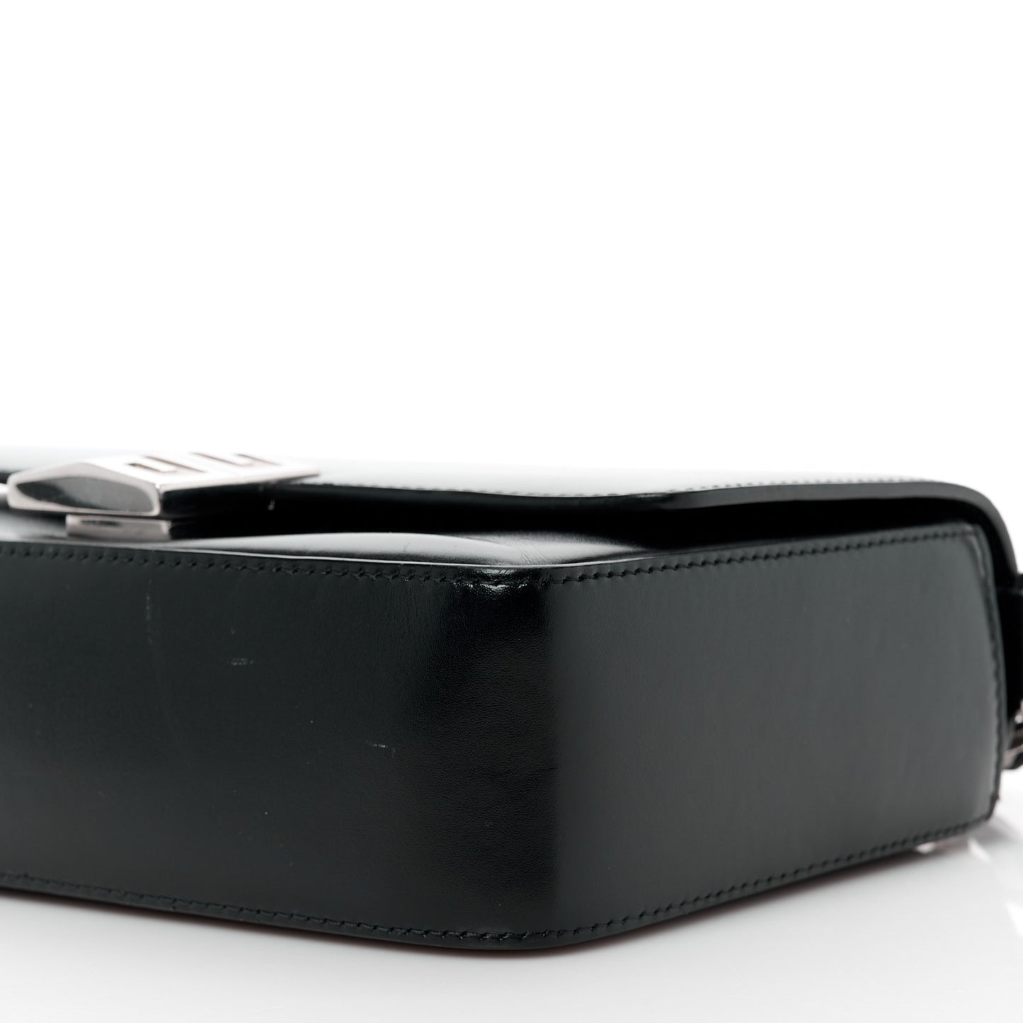 Box Calfskin Medium 4G Cube Chain Shoulder Bag Black