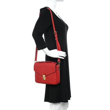 Louis Vuitton Empreinte Pochette Metis Scarlet 2 of 15