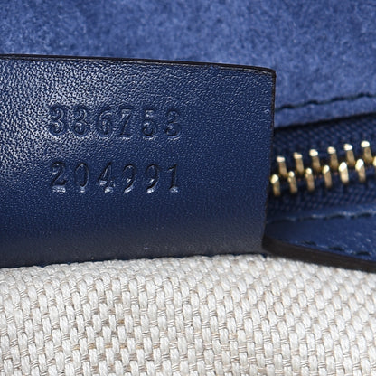 Gucci Soft Patent Medium Soho Clutch Uniform Blue 7 of 10