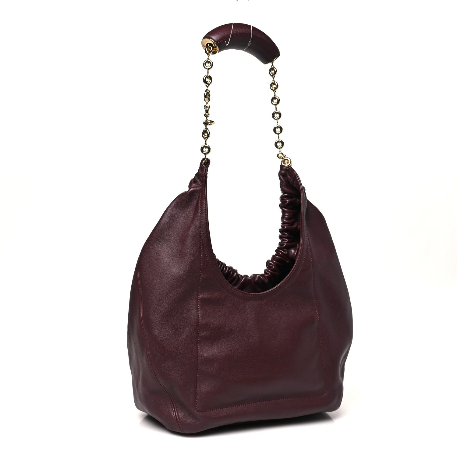 Loewe Buttery Nappa Lambskin Medium Squeeze Bag Dark Burgundy 3 of 9