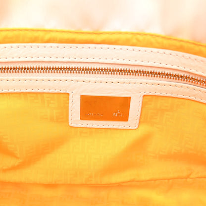 Fendi Nylon FF Multicolor Embroidered Baguette Multicolor White 6 of 11