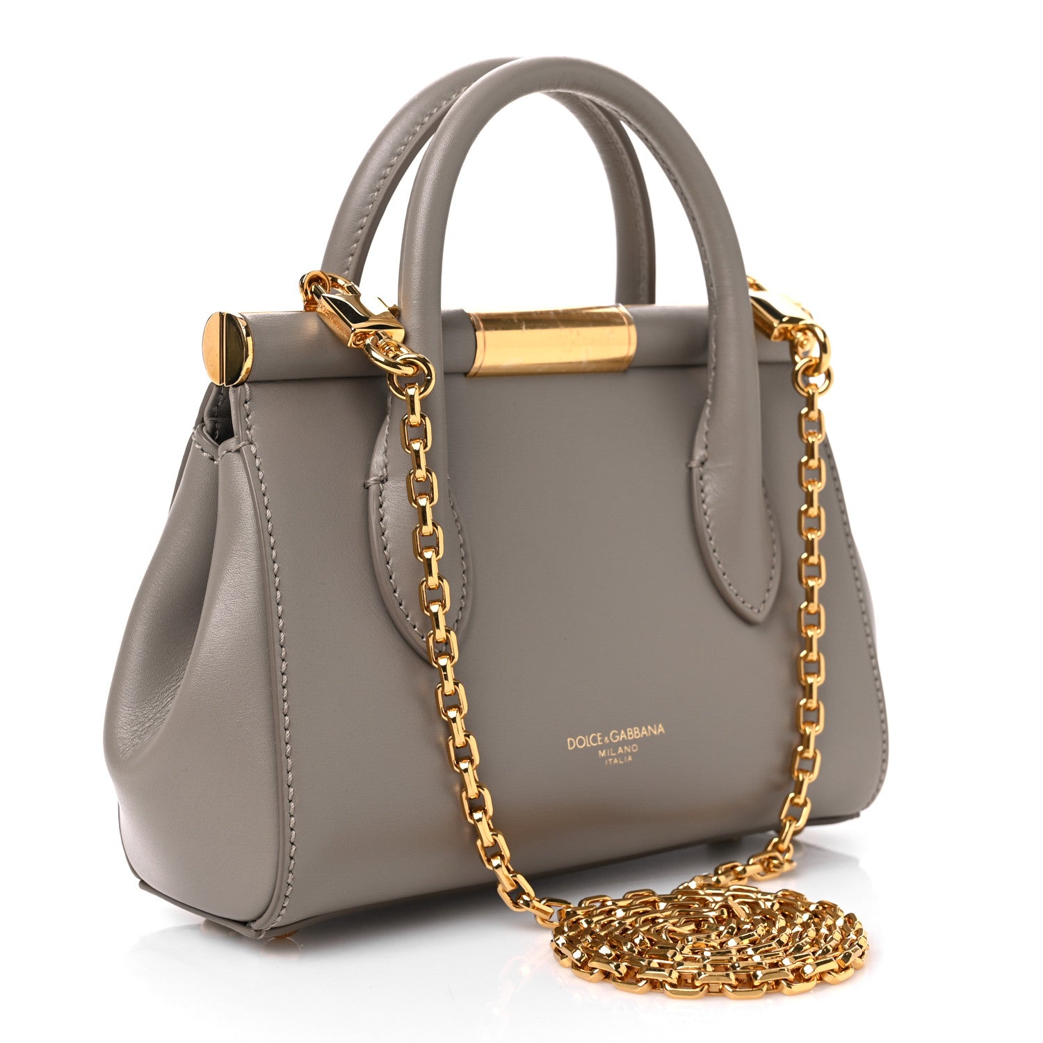 Dolce & Gabbana Vitello Mini Marlene Day Bag Beige 2 of 9
