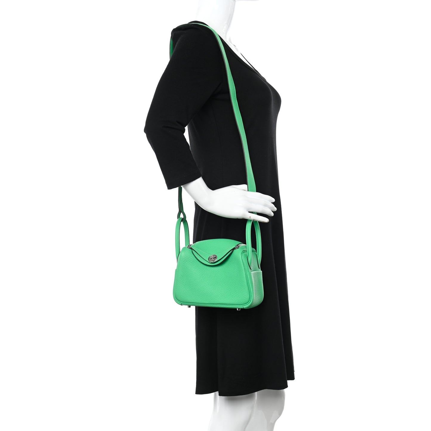 Taurillon Clemence Mini Lindy 20 Vert Comics