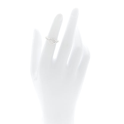 David Yurman Sterling Silver 9mm Sculpted Cable Heart Pinky Ring 2 of 5