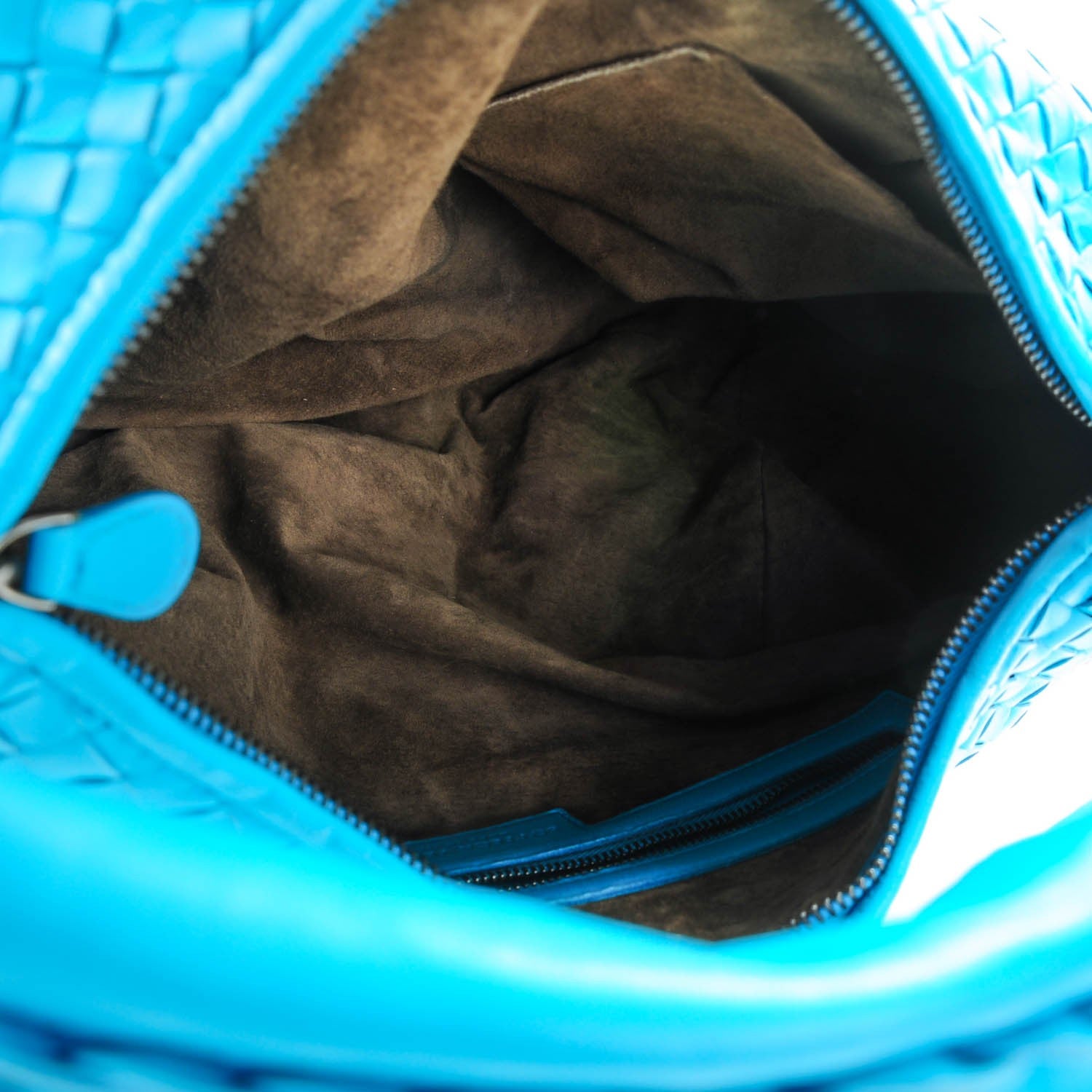 Bottega Veneta Nappa Intrecciato Medium Veneta Hobo Turquoise 5 of 8