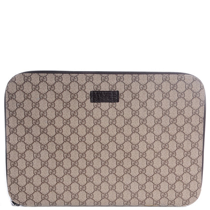 Gucci GG Plus Monogram Portfolio Brown 1 of 9