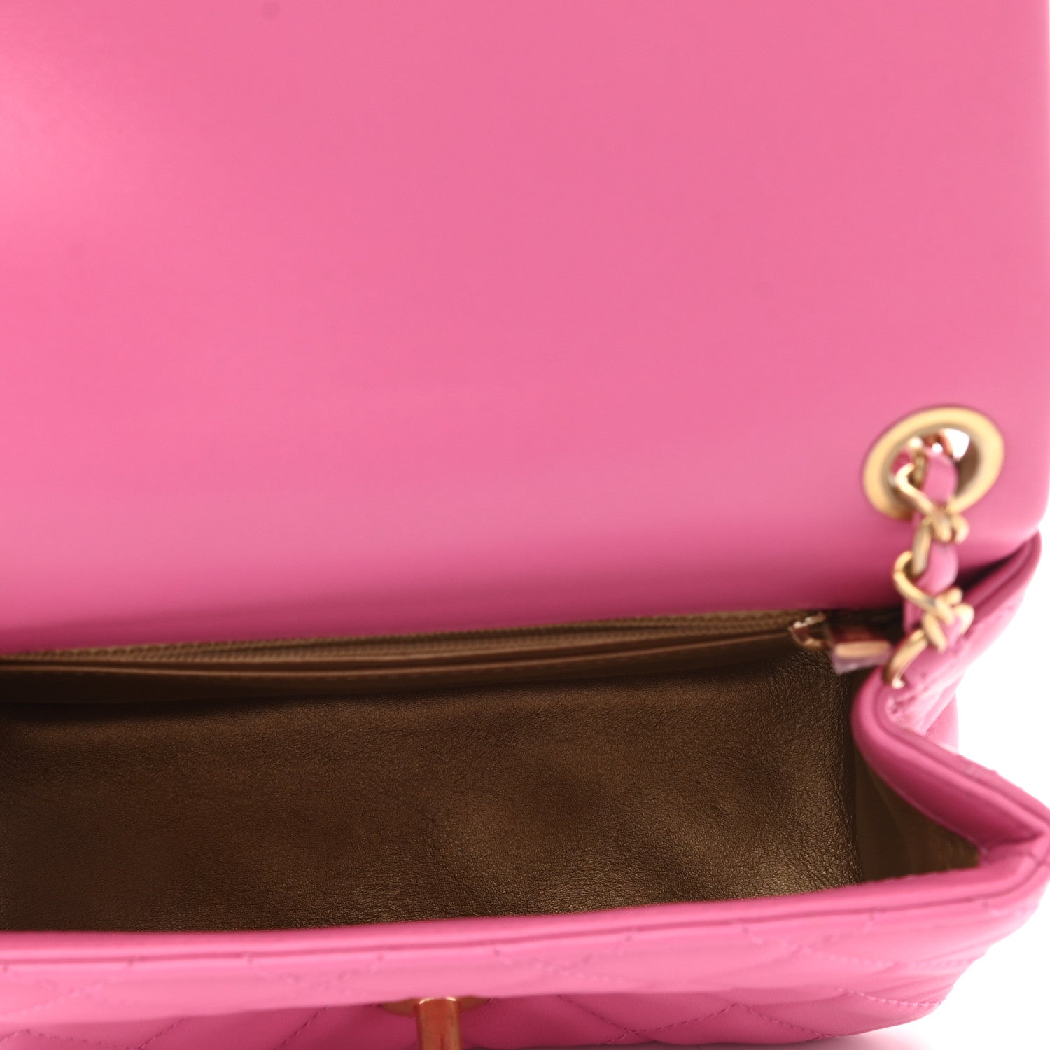 Chanel Lambskin Quilted Mini Pearl Crush Flap Pink 5 of 10