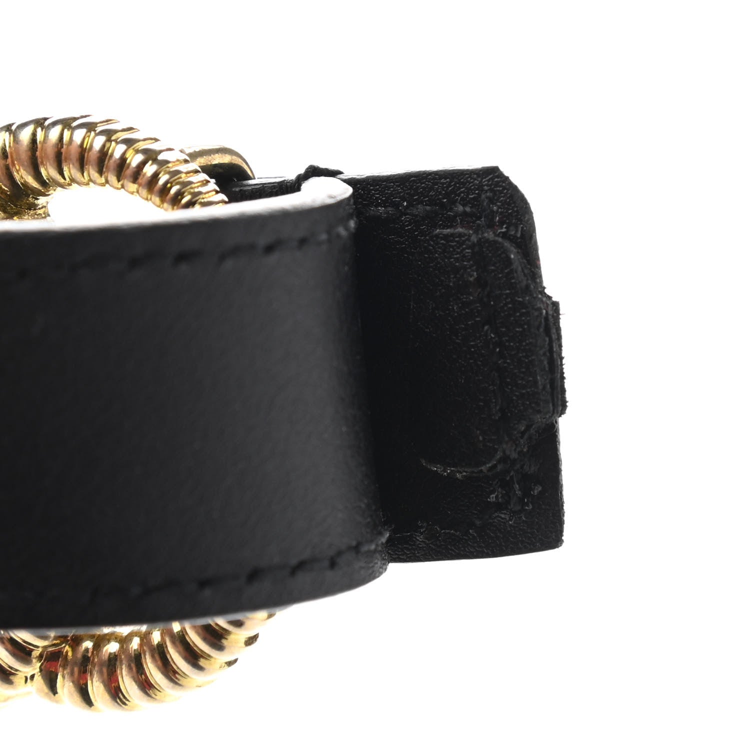 Gucci Moon Calfskin Torchon Double G 25mm Belt 90 36 Black 6 of 7