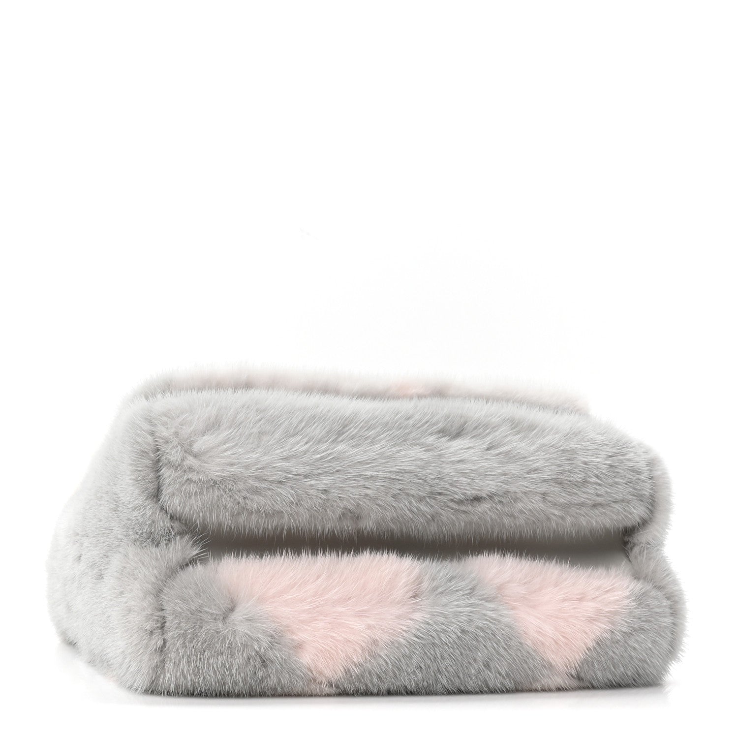 Louis Vuitton Mink Fur Malletage GO-14 PM Grey Pink 5 of 10