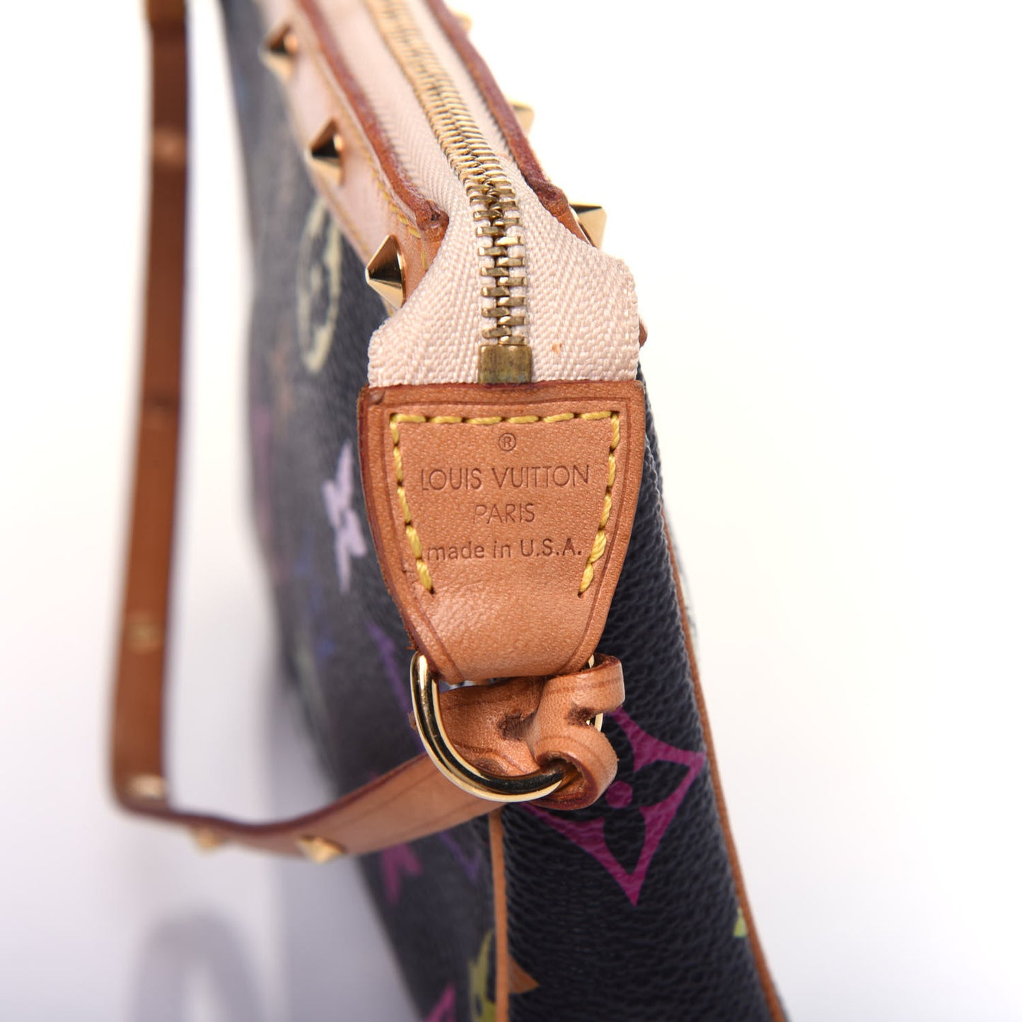 Monogram Multicolor Pochette Accessories Black