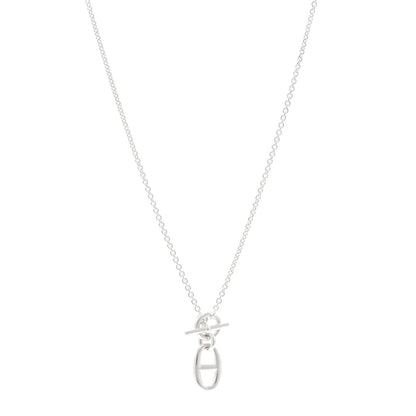 Hermes Sterling Silver Amulette Chaine d'Ancre Necklace 1 of 5