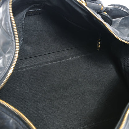 Chanel Quilted Vinyl Large Boston Black 5 of 9