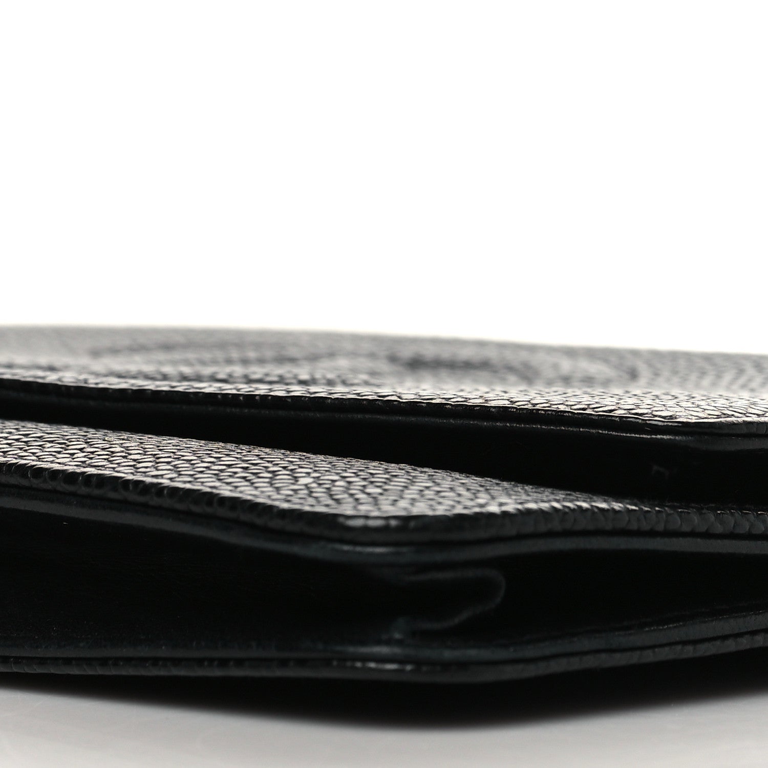 Chanel Caviar Timeless CC Wallet On Chain WOC Black 11 of 11