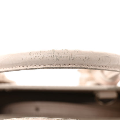 Saint Laurent Calfskin Crocodile Embossed Baby Sac De Jour Crema Soft 20 of 20