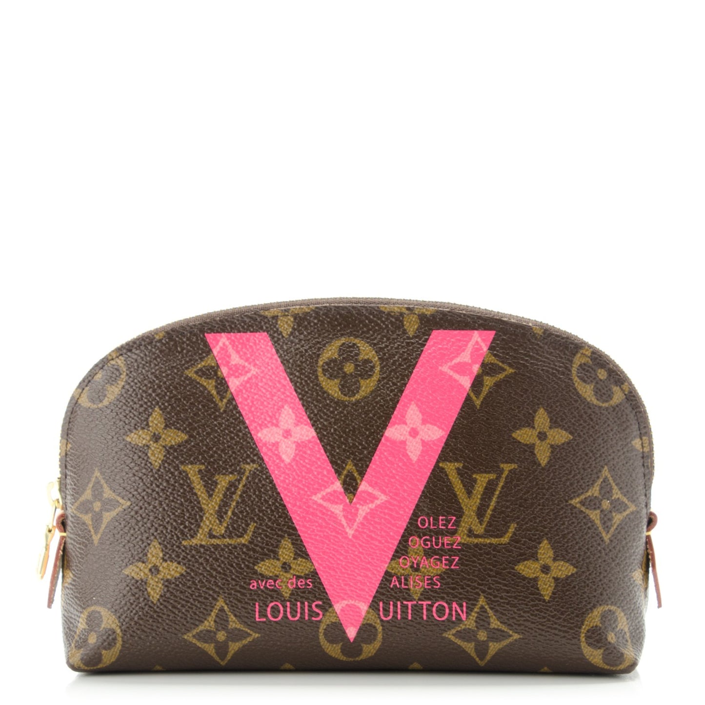 Monogram V Cosmetic Pouch Grenade