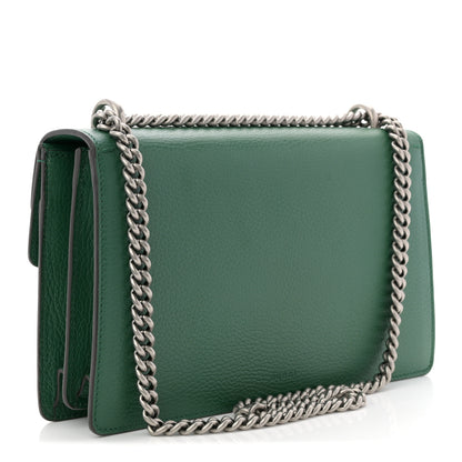 Gucci Pebbled Calfskin Small Dionysus Shoulder Bag Emerald 3 of 12