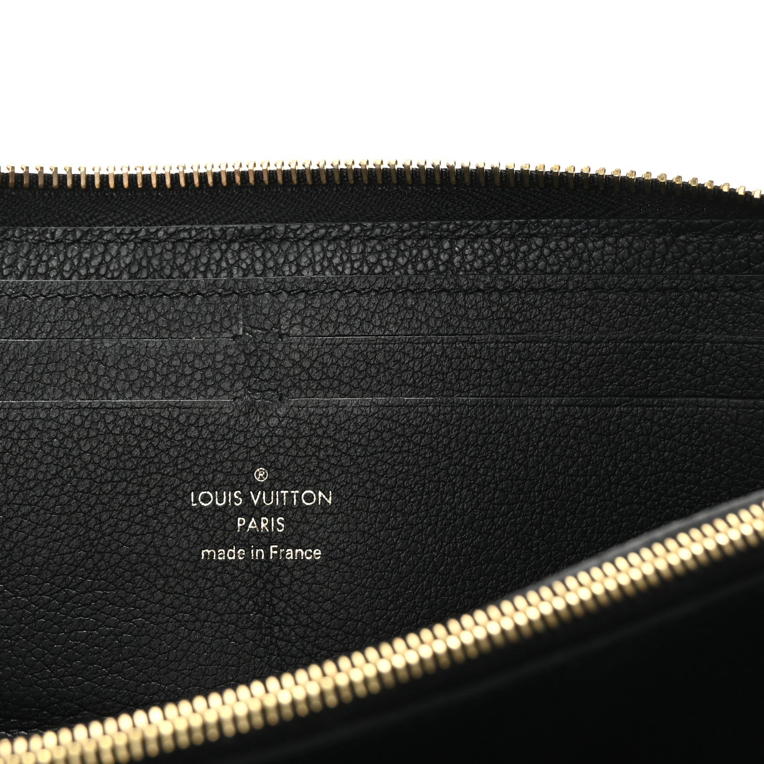 Louis Vuitton Empreinte Clemence Wallet Black 6 of 7