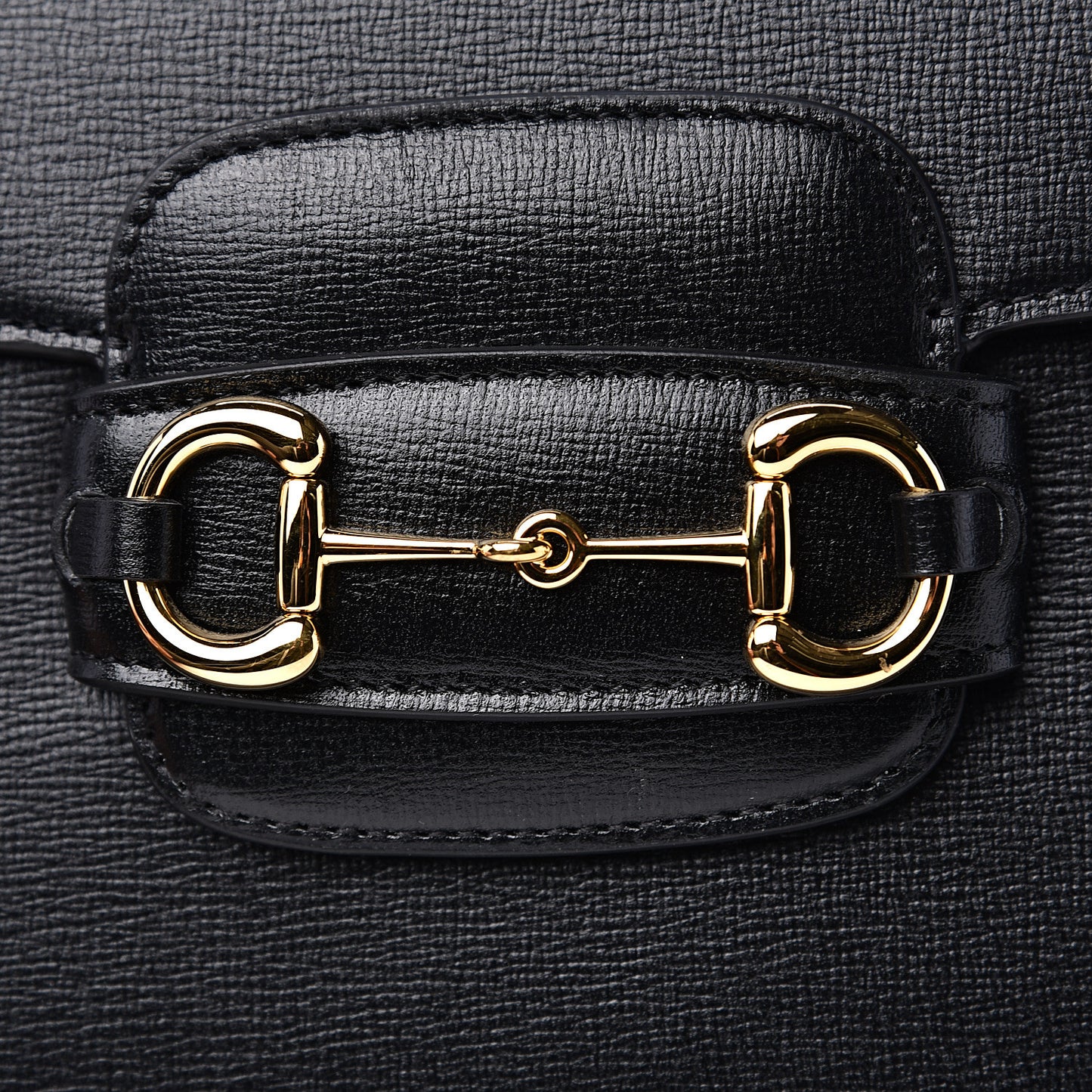 Azalea Calfskin Horsebit 1955 Shoulder Bag Black