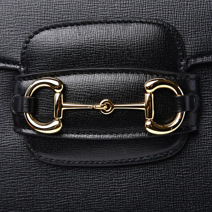 Gucci Azalea Calfskin Horsebit 1955 Shoulder Bag Black 10 of 11