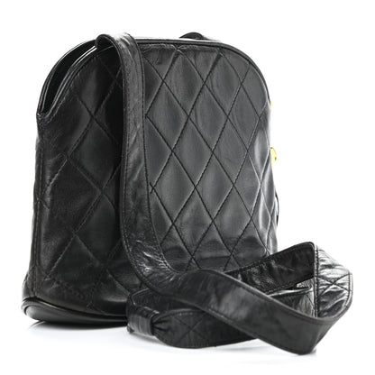 Chanel Lambskin Quilted Tassel Camera Case Black 3 of 9
