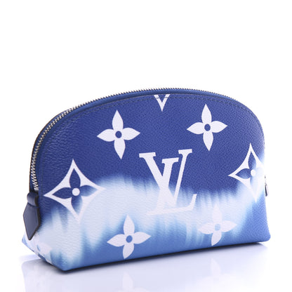 Louis Vuitton Monogram Giant Escale Cosmetic Pouch Blue 3 of 6