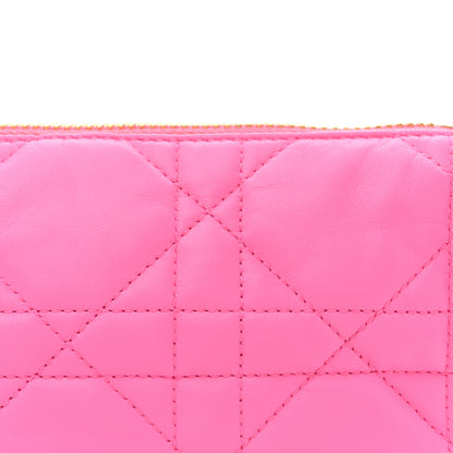Christian Dior Lambskin Cannage Small Dior Vibe Hobo Bag Pink 8 of 12