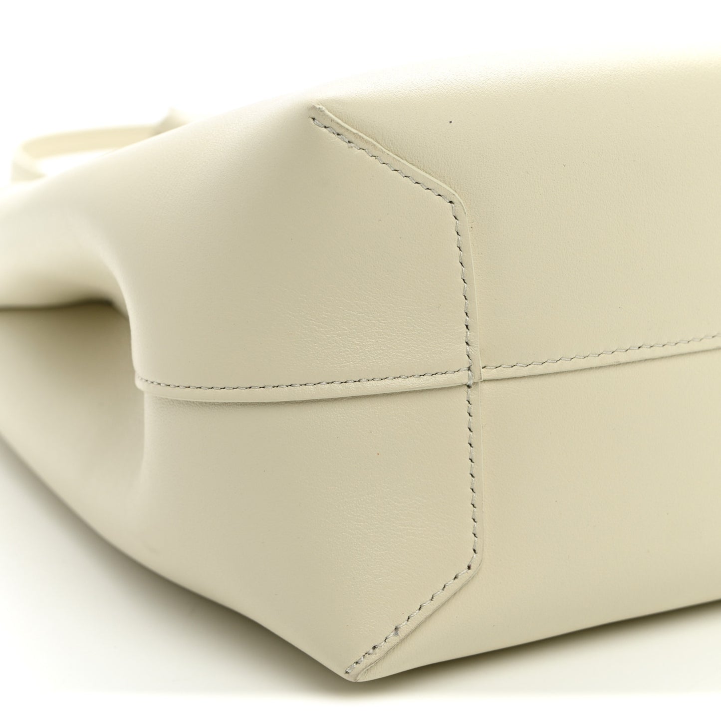 Smooth Calfskin Small Hobo  Rice