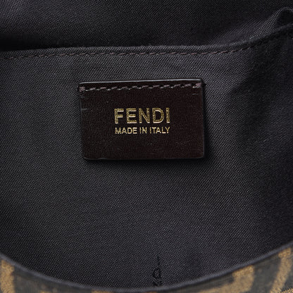Fendi Zucca Vitello Artic Small Messenger Bag Tobacco Castagna 5 of 8