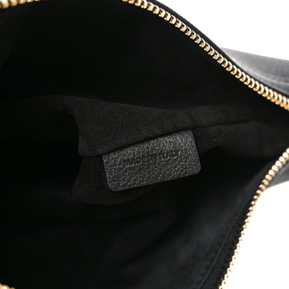 Celine Supple Calfskin Cuir Triomphe Small Heloise Shoulder Bag Black 7 of 11