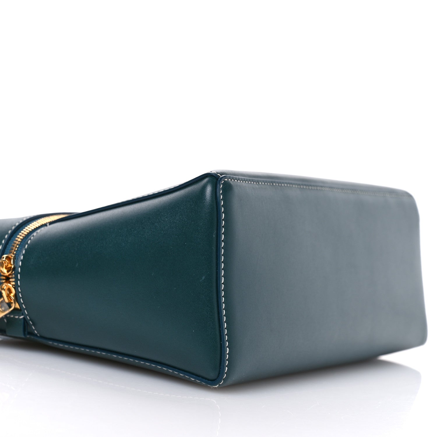 Loro Piana Smooth Calfskin Extra Bag L27 New Petrolio 8 of 10