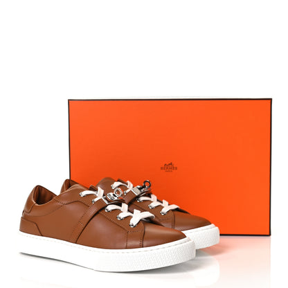 Hermes Calfskin Day Sneakers 37 Naturel 9 of 9