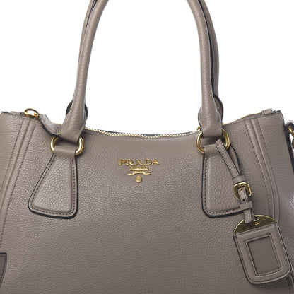 Prada Vitello Phenix Shoulder Bag Argilla 10 of 10